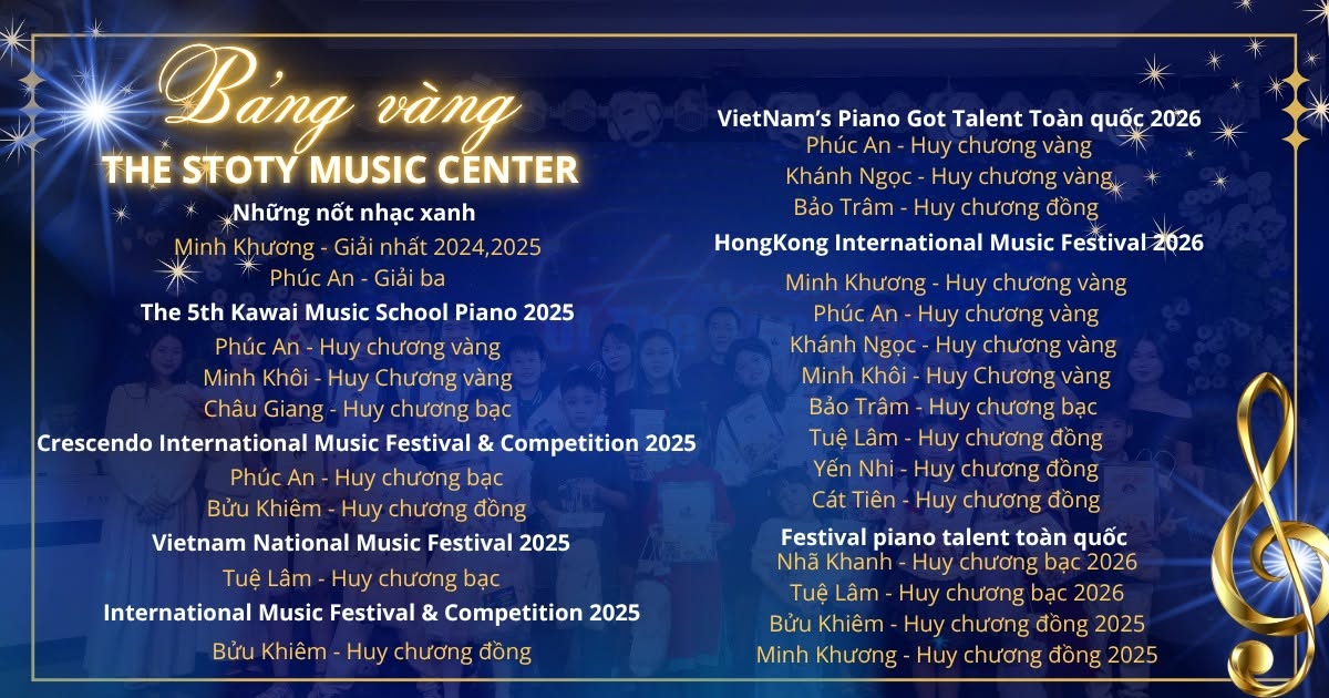 The Story Music Center Ghi Dấu Ấn Tại Hong Kong International Music Festival 2026 – Niềm Tự Hào Của Trung Tâm Đào Tạo Âm Nhạc Đà Nẵng